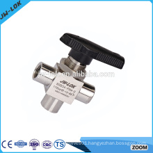Gas stainless steel 3pc ball valve